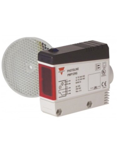 Fotocélula CARLO GAVAZZI Espejo 12/24/220v Multitensión hasta 12m