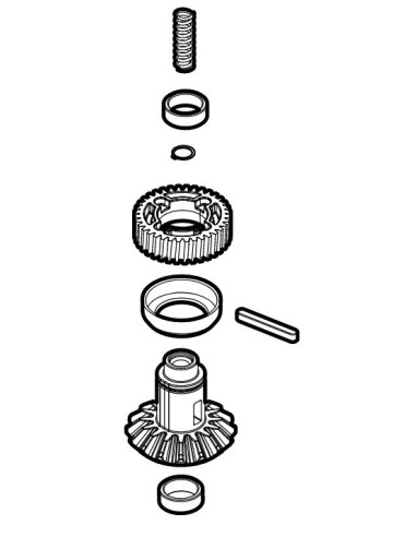 Repuesto grupo engranaje cónico NICE TOONA 24V