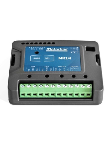 Receptor inalámbrico bidireccional MOTORLINE MR14 para bandas de seguridad