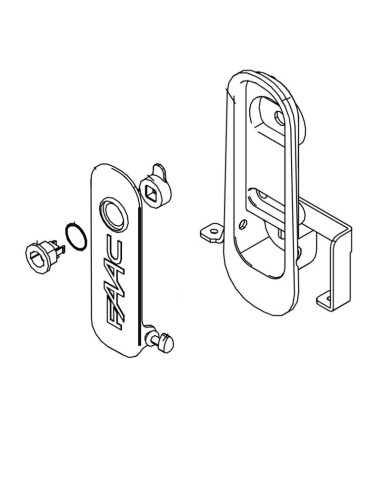 Repuesto palanca de desbloqueo para FAAC C720