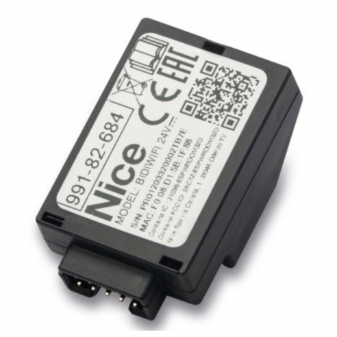 Interfaz de programación Nice BiDi-WiFi 2.4GHz con conector IBT4N