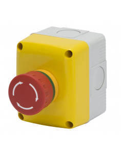 KIT PULSADOR SETA - Bouton Arrêt D'Urgence Champignon 40 Mm Pour Contrôle Industriel