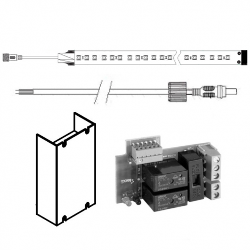 Kit de leds 6m + fuente de alimentación + tarjeta de semáforo para ERREKA ULTRA