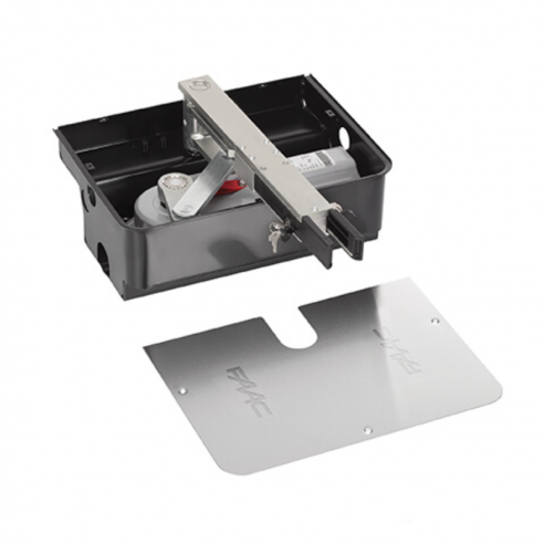 Caja portante con desbloqueo para motor batiente enterrado FAAC 770N (sin motor)