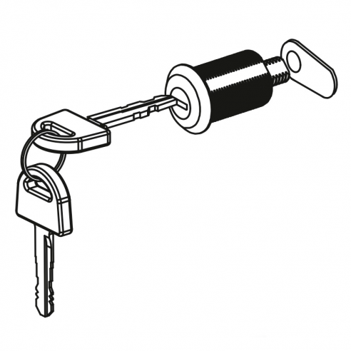 Par de llaves con bombillo desbloqueo para Motorline SLIDE, OL1500 y OL2000