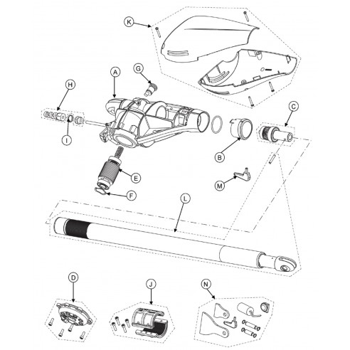 Despiece de Repuestos ERREKA CALYPSO motor batiente