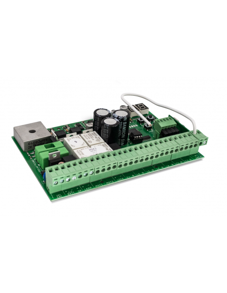 Central electrónica Motorline MC62 24v para puertas batientes de 2 hojas
