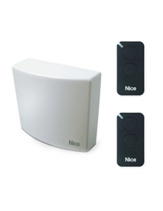Kit Nice MC200 R30 con 2 Mandos Inti 2 Canales 433Mhz central enrollable