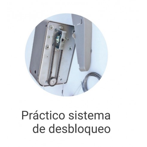Kit Motor ERREKA IZAR DESBL IZ4DC para puertas seccionales de hasta 25m2