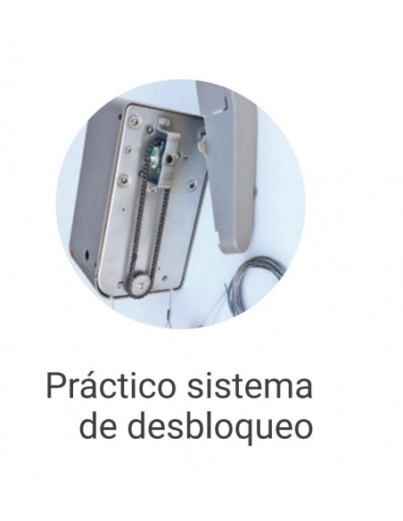 Kit Motor ERREKA IZAR DESBL IZ4DC para puertas seccionales de hasta 25m2