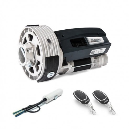 Kit Motor Motorline ROLLING 160SP enrollable 160KG con electrofreno Eje Ø 60mm