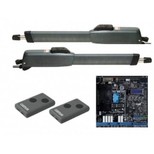 Kit Motor CLEMSA AA300 para Puerta abatible 2 hojas de hasta 3m