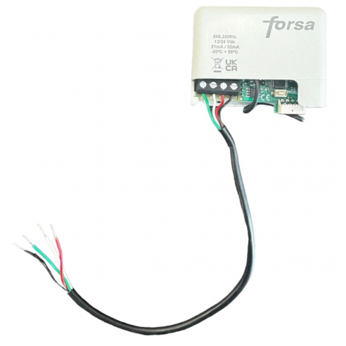 Receptor FORSA cableado S-500 868 Mhz 12/24 Vdc