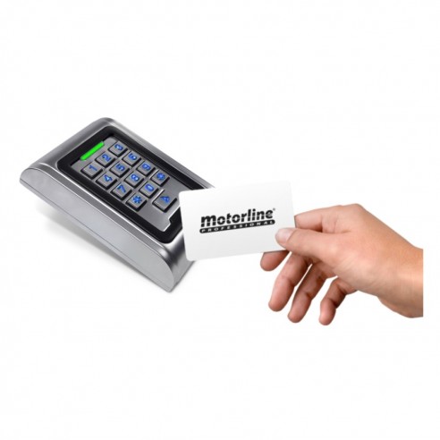 Teclado cableado Motorline TEC100 RFID para control de accesos