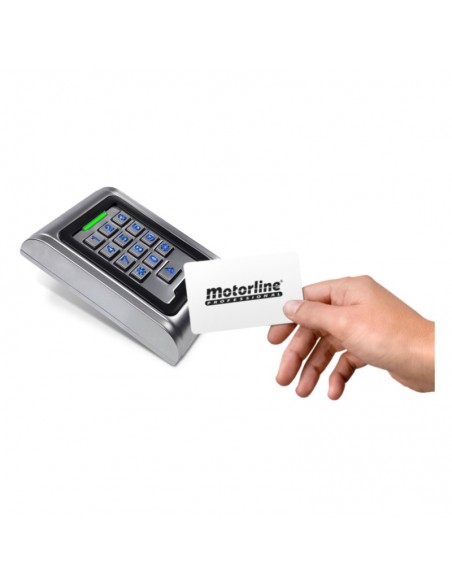 Teclado cableado Motorline TEC100 RFID para control de accesos