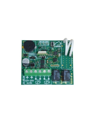 Receptor CLEMSA RNE 248U LR 868 MHz 2 canales a 12/24V Mutan II LR 400U