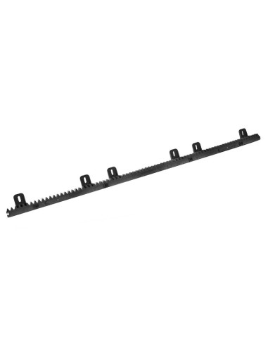 Cremallera de nylon V2 6 soportes 1m con alma metálica interna