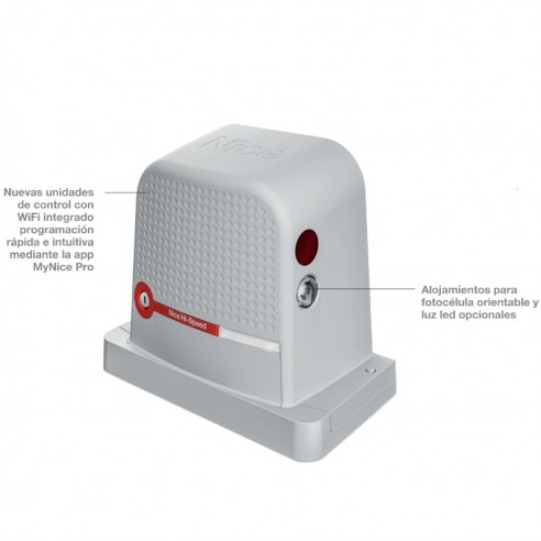 Motor Nice ROBUS RBS600HS para puertas correderas de hasta 600 kg