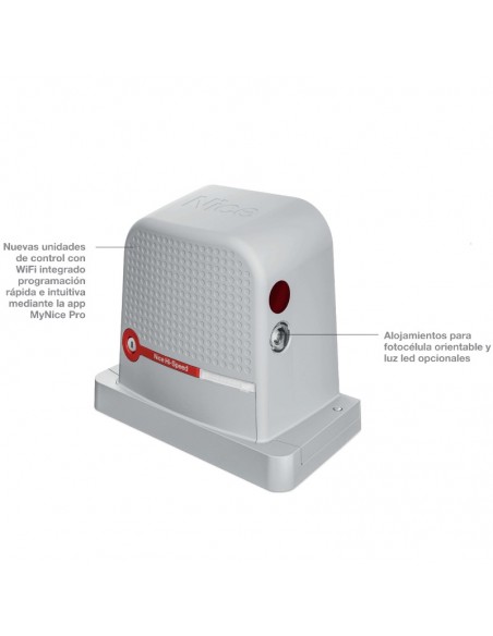 Motor Nice ROBUS RBS600HS para puertas correderas de hasta 600 kg