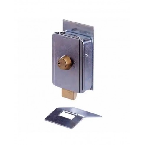 Electrocerradura FAAC 12v ca con contraplaca de pavimento