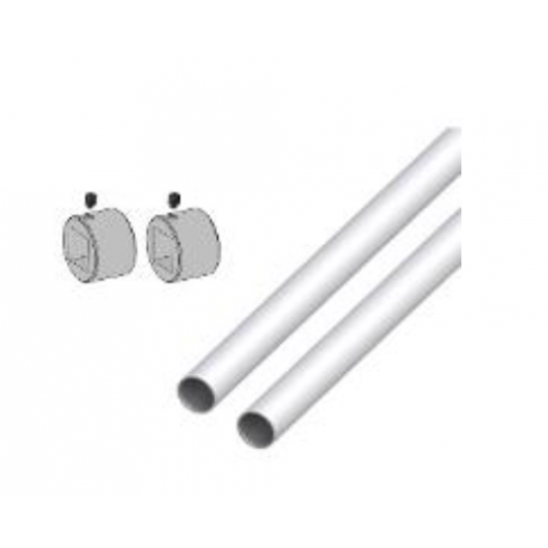 Kit MEDVA B2M HOME barras cincadas 2m con 2 casquillos de arrastre para soldar