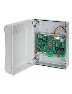 Cuadro de maniobras FAAC E124S para hasta 2 motores batientes a 24v