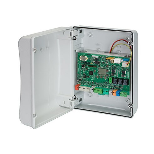 Cuadro de maniobras FAAC E124S para hasta 2 motores batientes a 24v