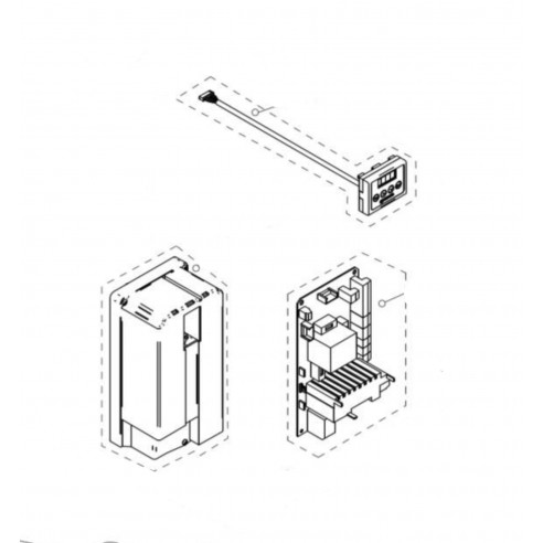 Cuadro de control ERREKA RINO INVERTER para motor puerta corredera