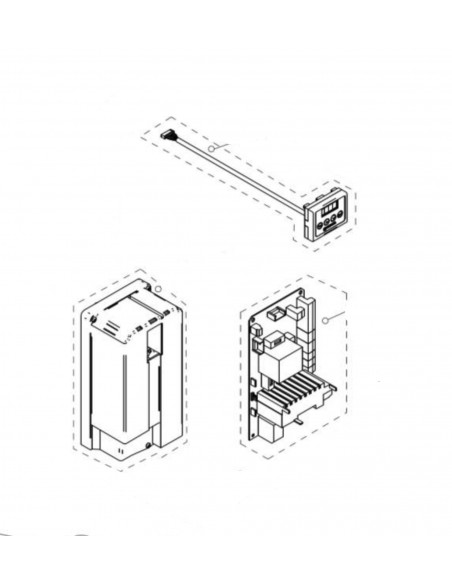 Cuadro de control ERREKA RINO INVERTER para motor puerta corredera