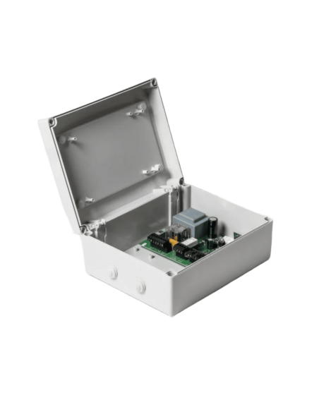 Cuadro de control EMFA CRFEM + R433 Push & Go para 1 motor hidráulico a 230v