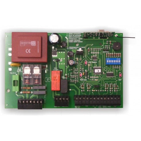 Cuadro de control EMFA CRFEM + R433 Push & Go para 1 motor hidráulico a 230v