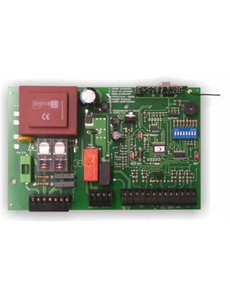 Cuadro de control EMFA CRFEM + R433 Push & Go para 1 motor hidráulico a 230v