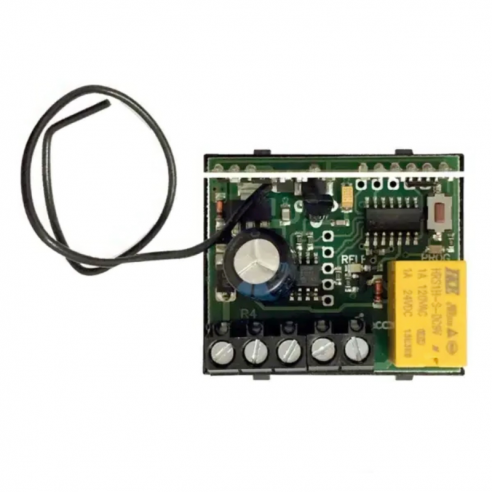Micro Receptor PUJOL Vario 255 Códigos 433 Mhz a 12/24v