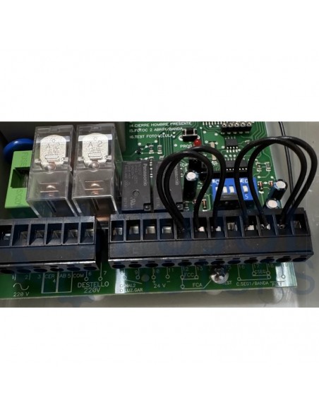 Cuadro de Control PUJOL MOTORS J-D 433 MHz con finales de carrera para puertas enrollables