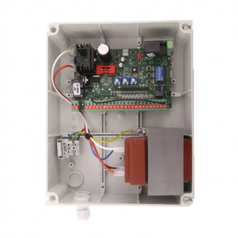 Cuadro de control Aprimatic T24 M para puertas basculantes y seccionales a 24v