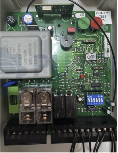 Cuadro de control TRABI MOTORS J-D 433 para puertas...
