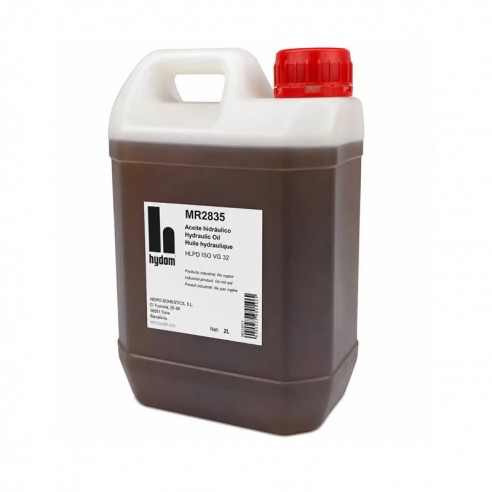 Aceite hidráulico Hydom 2 litros para motores de puertas batientes y basculantes