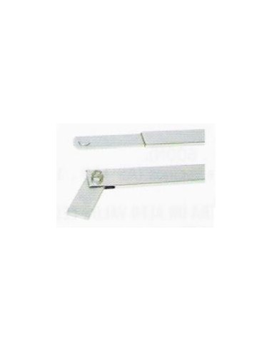 Brazo recto telescópico con pletina (kit 2 uds) BR10