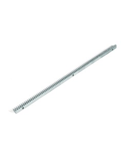 Cremallera galvanizada MOTORLINE 30x12 con bulones (1m)