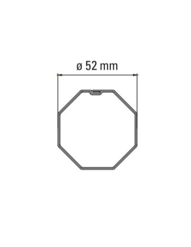 Adaptador TM45 Octogonal 52mm