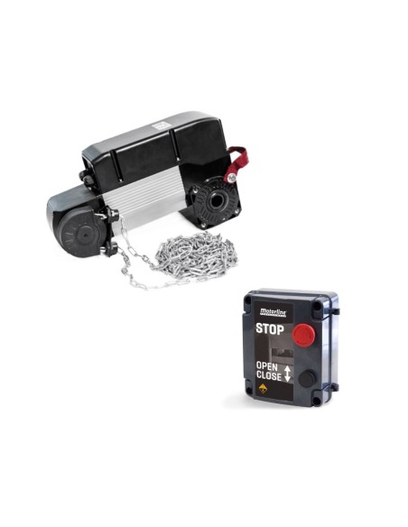 KIT Motor KVM105 MOTORLINE para puertas seccionales de hasta 35m2