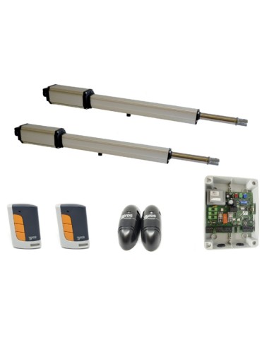 Kit Motor 2 Hojas VDS LINEAR 11 C400 230V para Puertas Batientes de hasta 2,5m y 200 Kg