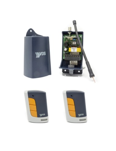 Kit VDS Receptor SMR 12v/24v externo con 2 Mandos E010 ECO-R 5C 433Mhz