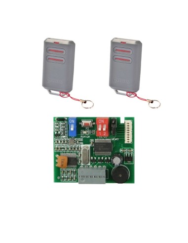 Kit ERREKA 2 Mandos KUMA con Receptor IRRE2 433 MHz